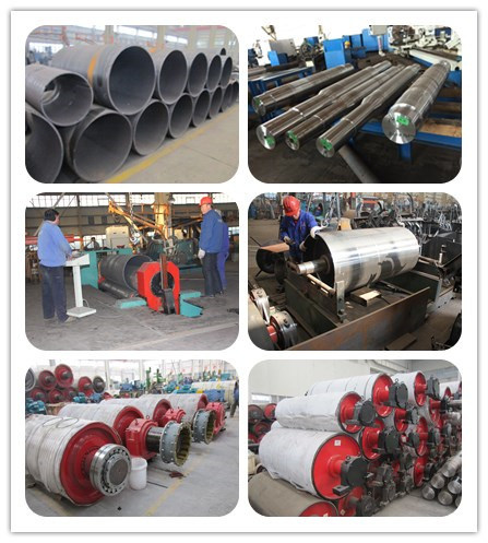 Rubber Lagging Pulley for Belt Conveyor Machinery