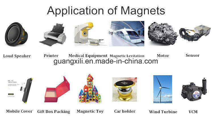 Permanent Ferrite Magnet with Great Power for Teaching Use Safely