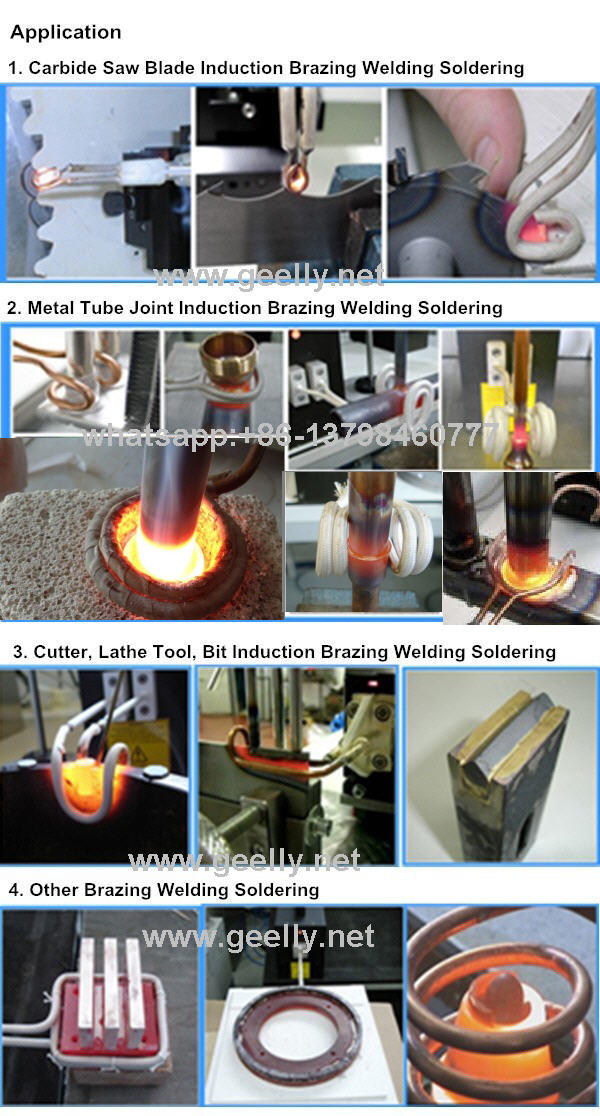 Induction Heating Heater Welding Brazing Machine for Turning Tool