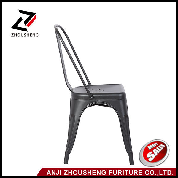 2016 Hot Sale Cafe Furniture Wholesale Dining Chair Vintage with Back Rest