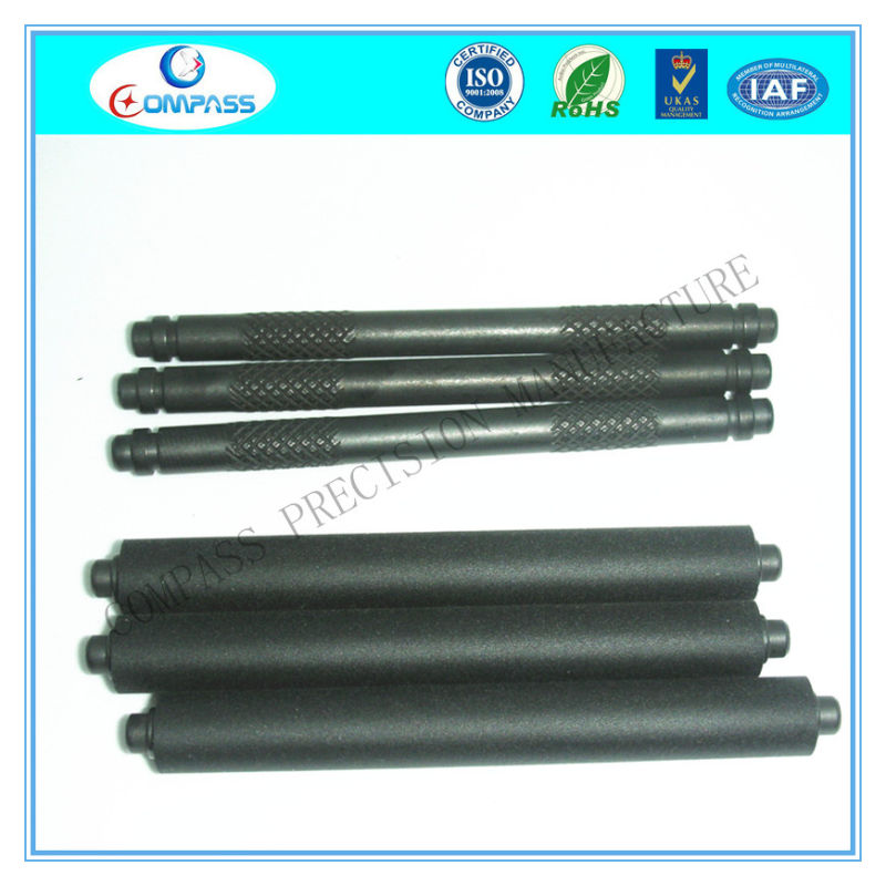 Rubber Coverd Printer Roller Spindle with Hard Steel Shaft