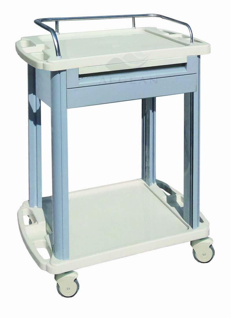 AG-Lpt006A Ce & ISO Approved ABS Medical Trolley with Onre Drawer