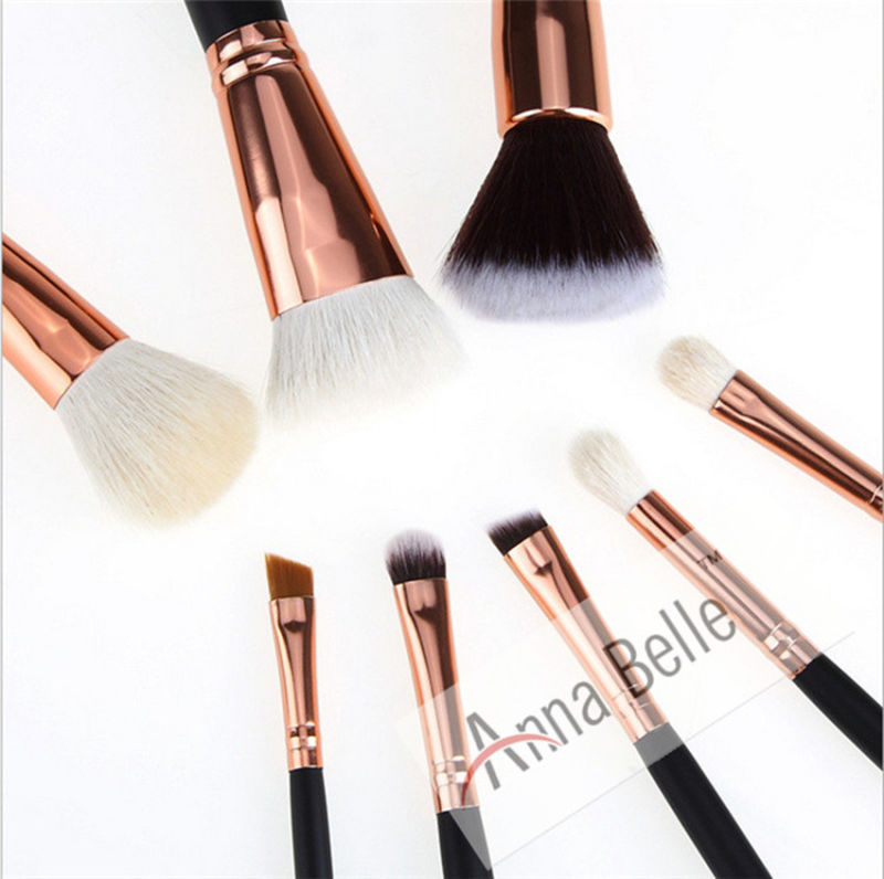 Professional Makeup Brush Set with Leather Bag