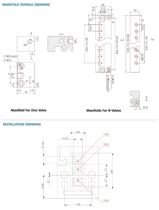 Directional Solenoid Valve Miniature Pilot Valve for Oxygen Concentrator Valve