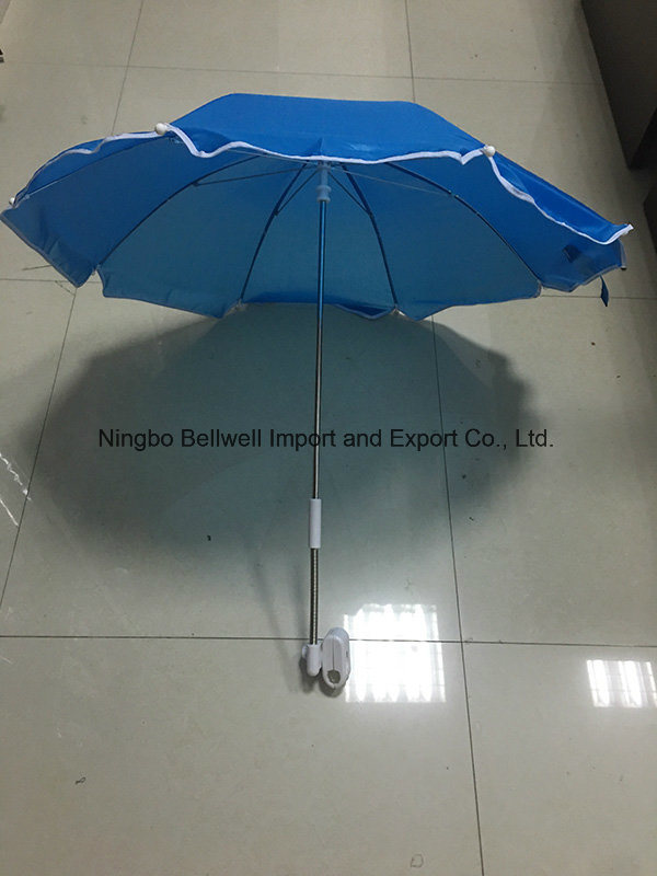 Summer Outdoor Vacation Leisure Umbrella with Clamp