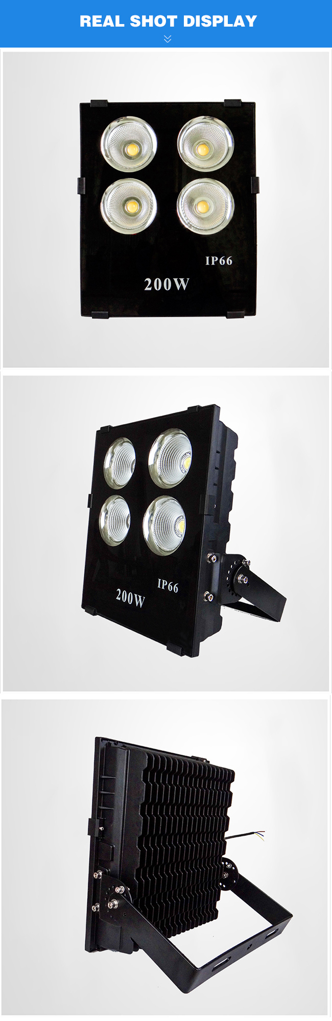 200W COB LED Module Outdoor Lighting LED Flood Light