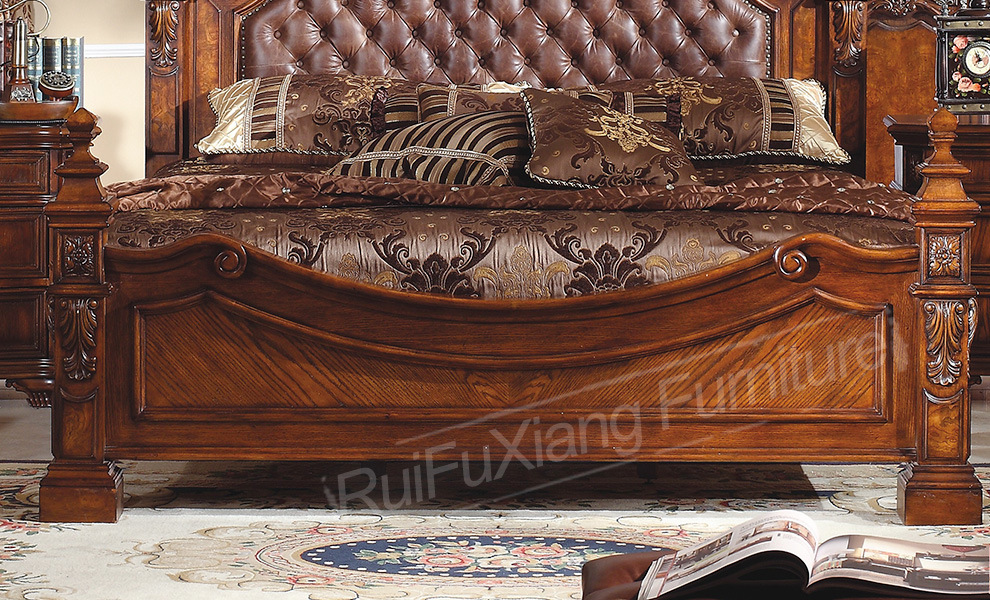 Leather Bed for Bedroom (B318)
