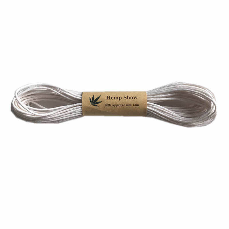 100% Hemp Twine 1mm Thickness with Various Colors