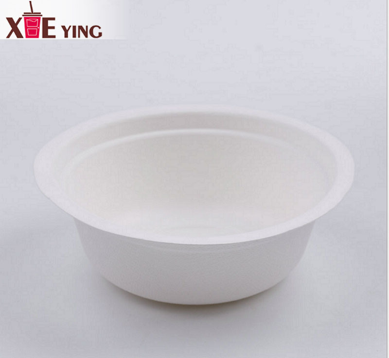 Disposable Container Custom Design Straw Paper Packaging Bowl