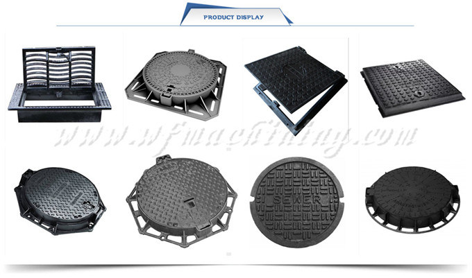 OEM En124 Chinese Foundry Ductile Iron Casting Rainwater/Sewer Manhole Covers