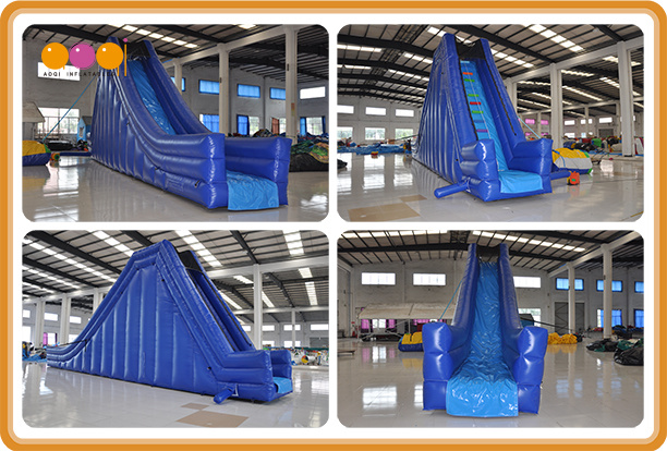 Hot Sale Blue Inflatable Water Slide in Water Play Equipment (AQ09250)