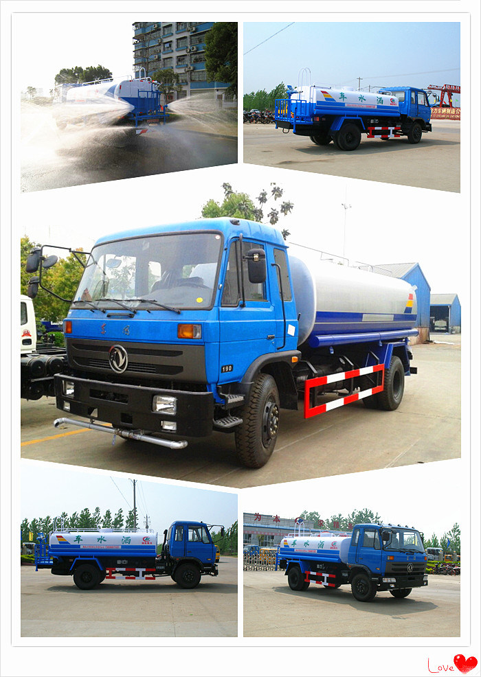 Loading Capacity 10t Water Tank Truck for Sale