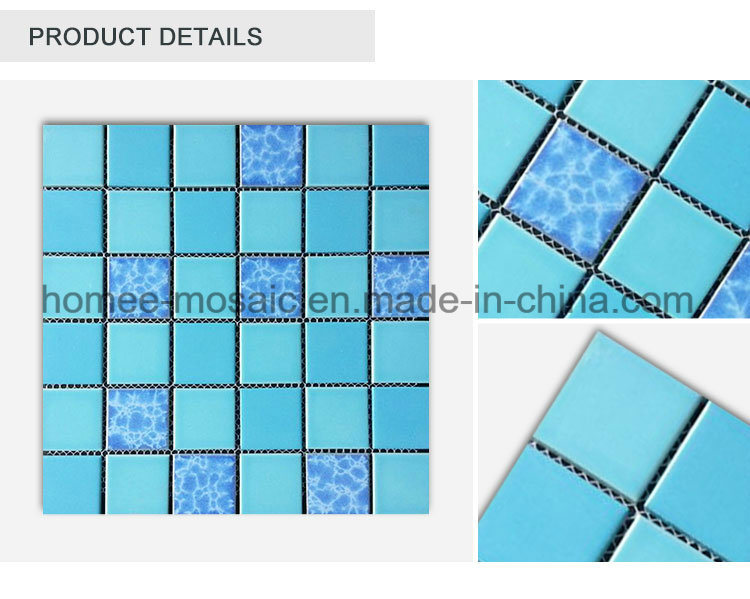 Hot Sale Waterproof Indoor Swimming Pool Ceramic Mosaic Tile