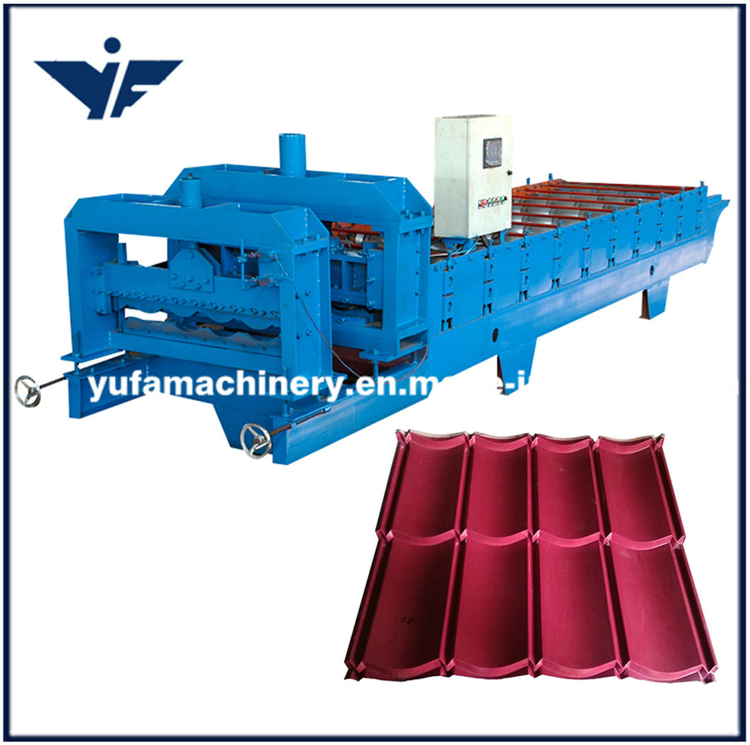 Colored Steel 800 Glazed Roof Tile Roll Forming Machine/Step Tile Roll Forming Machine Price