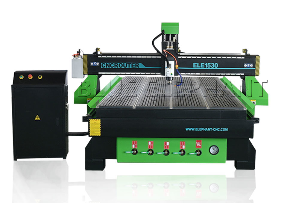 1530 3 Axis 3D CNC Wood Router Machine with Air Cooling Spindle and Vacuum Pump