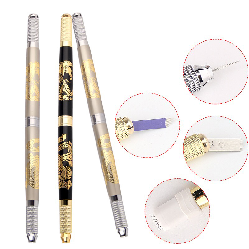 Handmade Tattoo Pen for Eyebrow Microblading Manual Micorblading Handles with Customized Logo