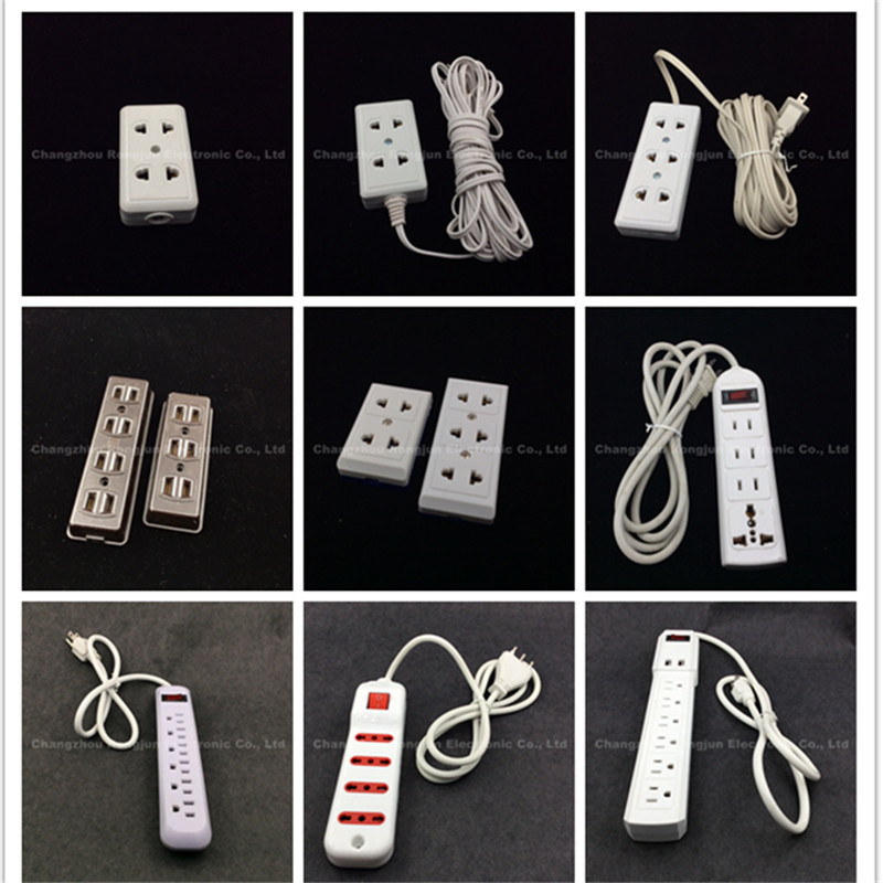 3m 5m with Cable and Switch ABS Mterial Extension Sockets (SO-003)