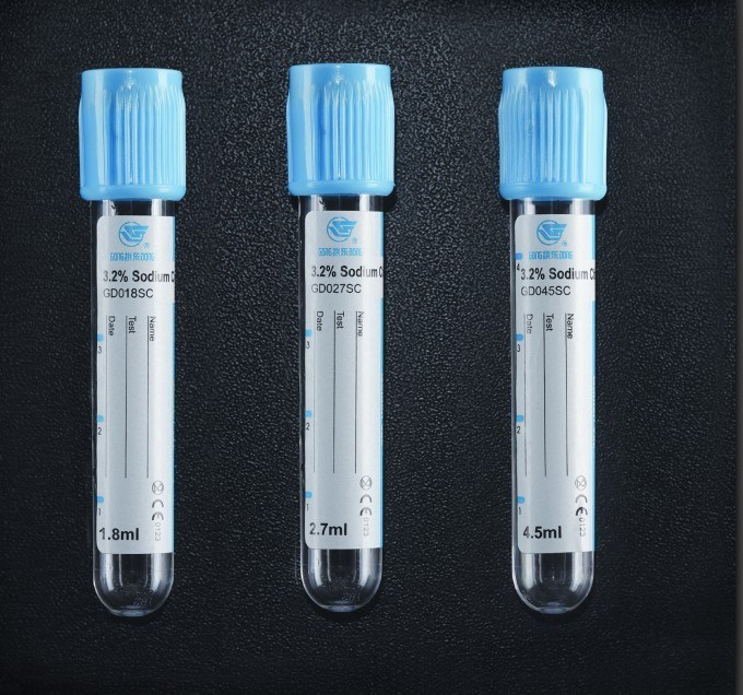 CE and FDA Certificated Vacuum Blood Collection Tube (Blue Cap)