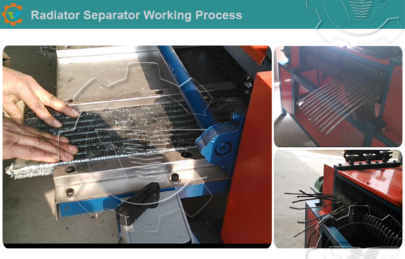 Automatic Air Conditioner Radiator Recycling Plant