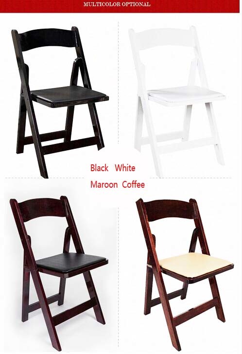 Whosale White Resin Wedding Folding Chair