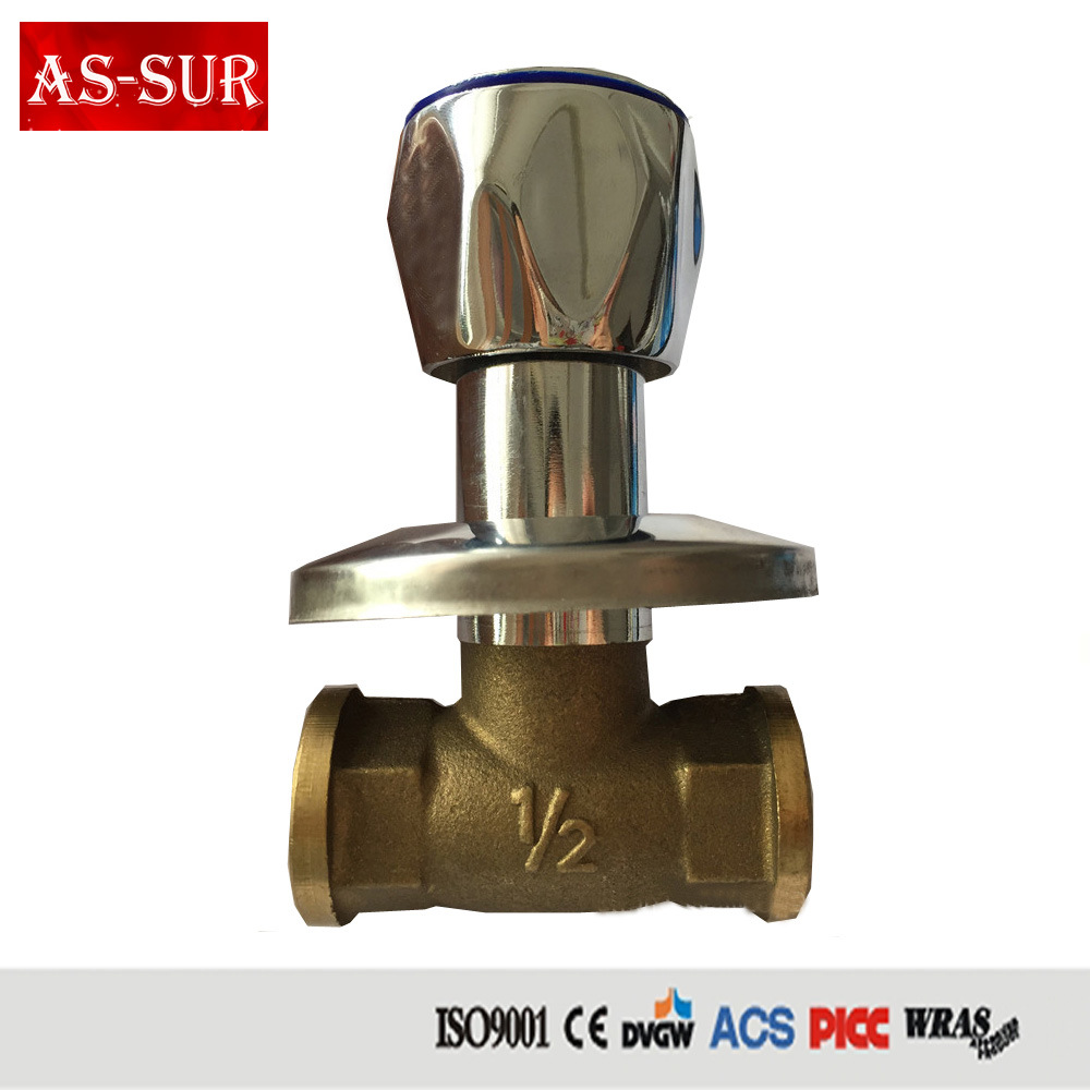 Brass Stop Valve, Built-in Stop Valve as-Ws001