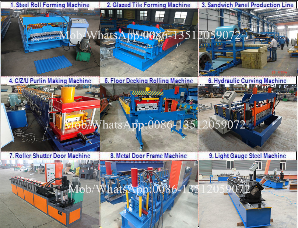 Steel Sheet Deck Floor Roll Forming Machine