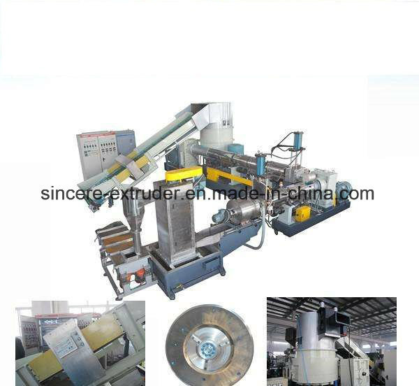 PP PE Soft Film Plastic Recycling Pelletizing Machine with Agglomerator