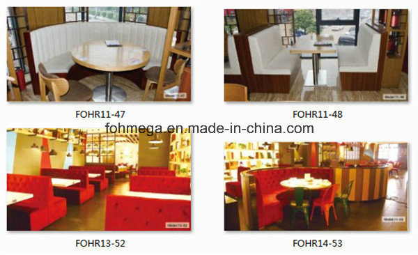 Simple Design Double Booth for Restaurant (FOH-CBCK08)