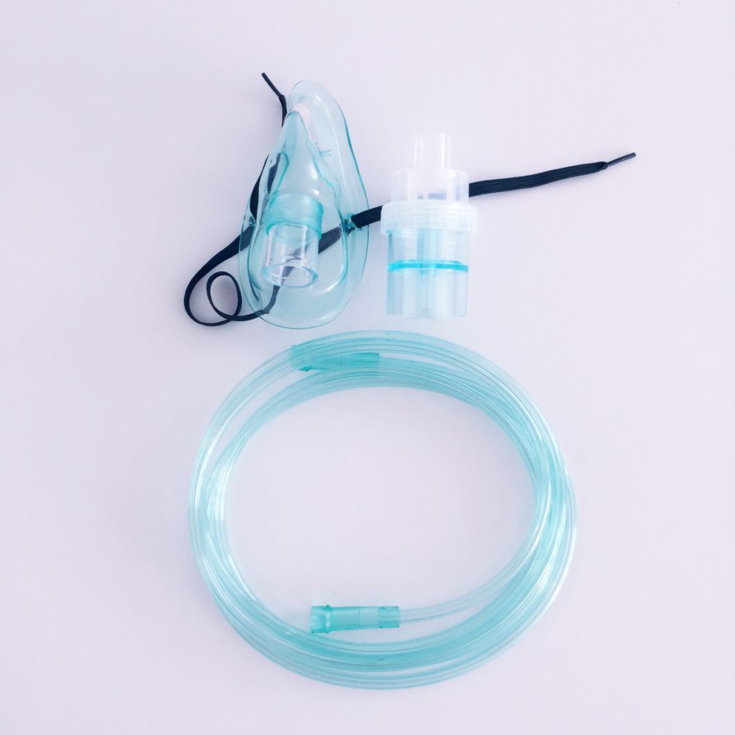 Ce ISO Approved Medical Disposable PVC Portable Nebulizer Oxygen Mask