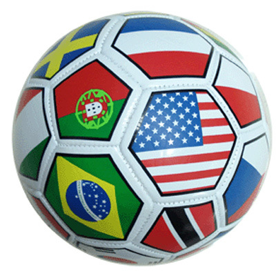PVC Soccer Ball, Machine Stitching, Rubber Bladder, for Promotion (B01330)