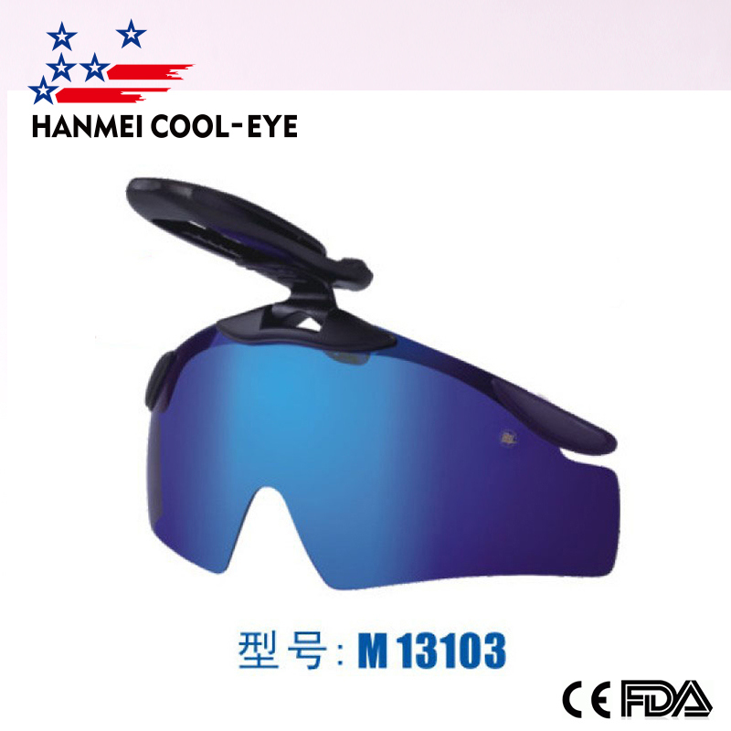 2018 Polarized Men Cap Clip-on Sunglasses