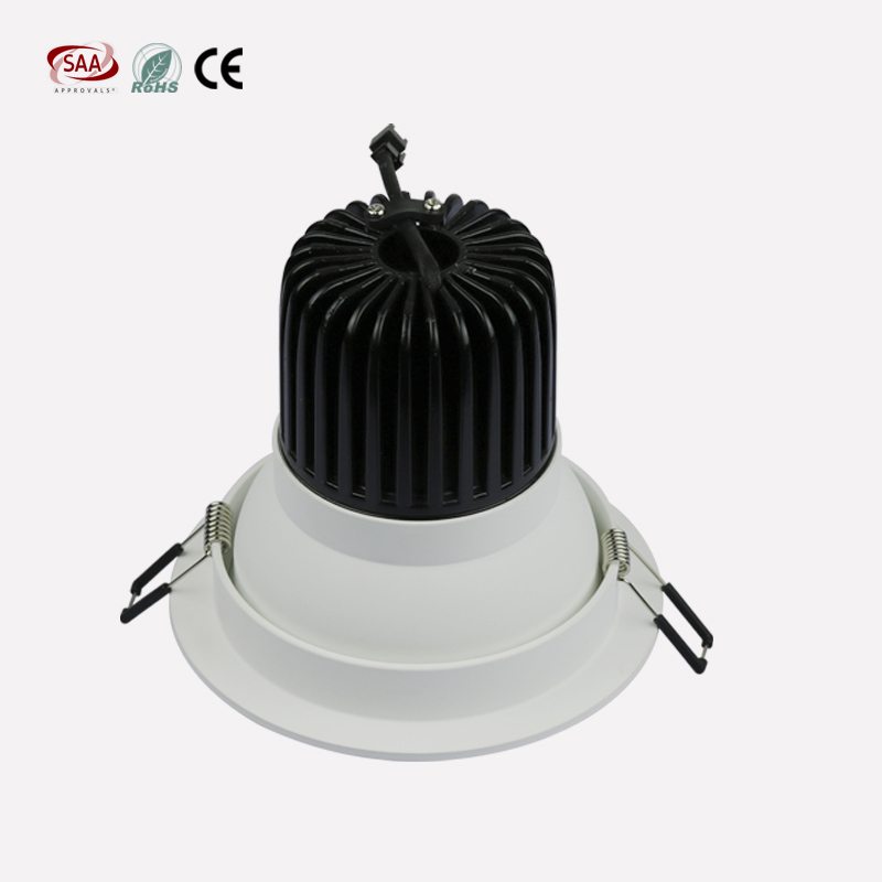 Anti-Glare Dimming 7W 9W 90mm Cut out COB LED Downlight with Die Casting Aluminum