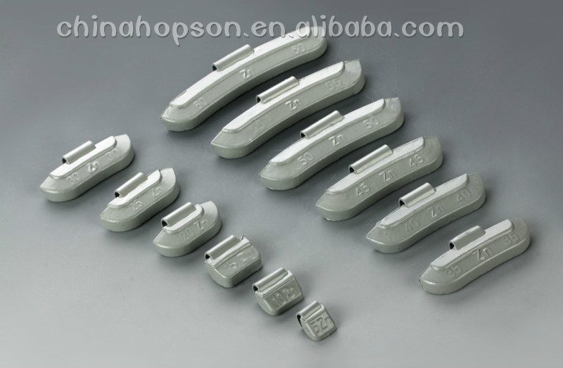 Zinc/Zn Clip-on Wheel Balance Weights Z302