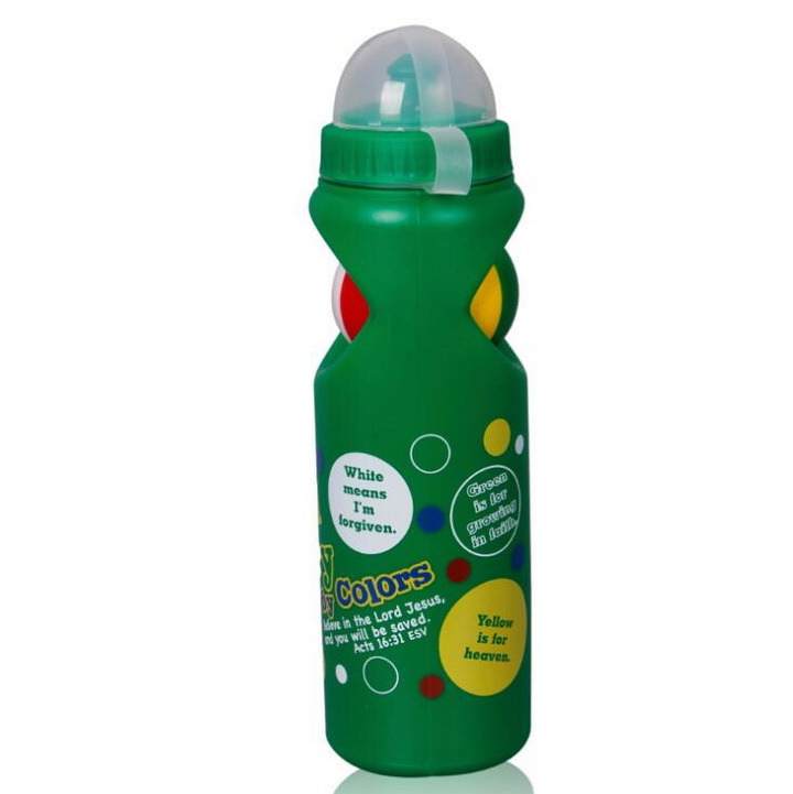 Children Sport Balls Water Bottle with Hanger for Promotion