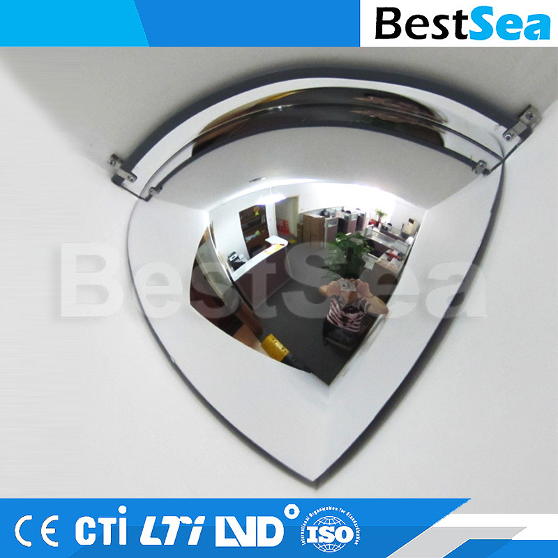 Supermarket Wall Cheap Plastic Small Round Rearview Concave Convex Mirror