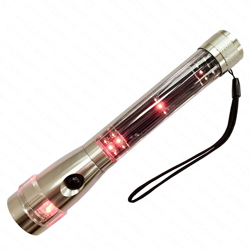 Portable Solar Emergency Warning Rechargeable LED Torch