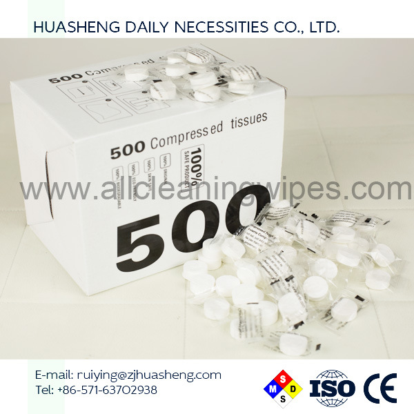 Compressed Tissue Coin Tissue Custom Box Compressed Towel