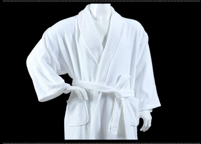 White Hotel 100% Cotton Towel Terry Bathrobe