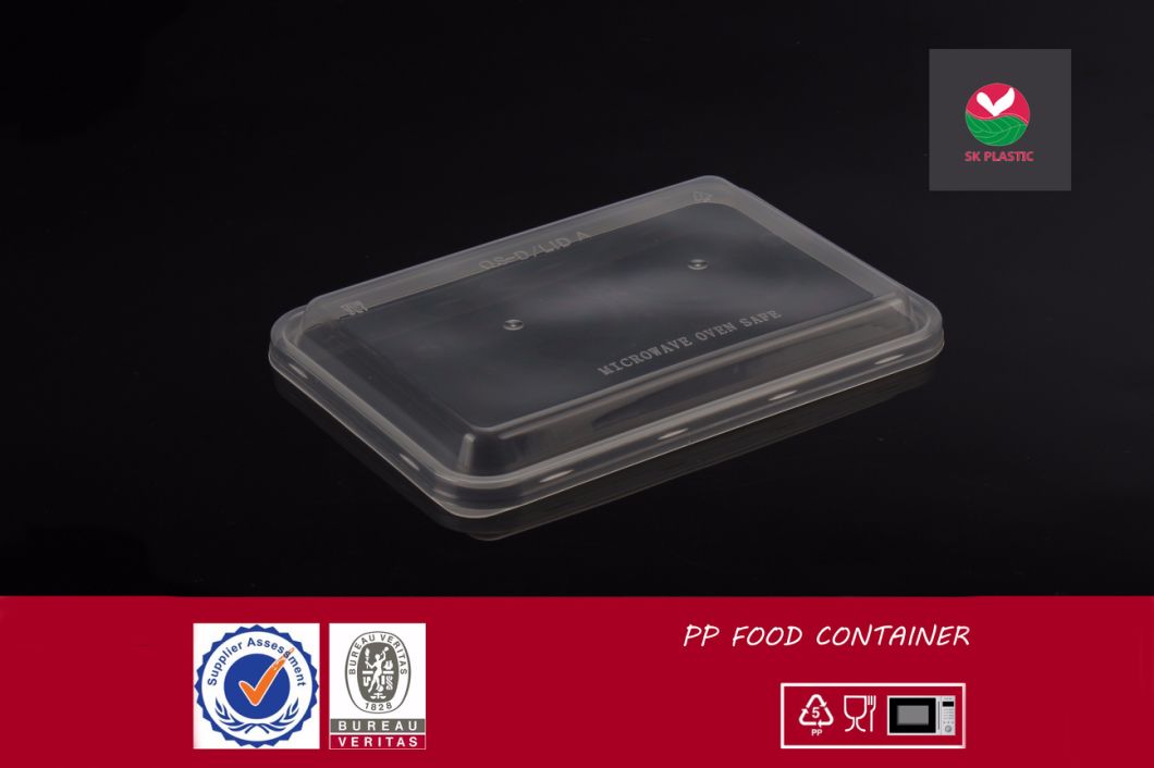 BPA Free Brc Pass High Quality Takeaway Microwave Clear Plastic Kitchen Food Storage Containers with Lids