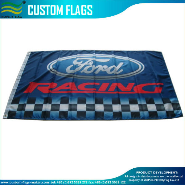 Superknitted Polyester/Spun Polyester Corporation Flags (J-NF01F06026)