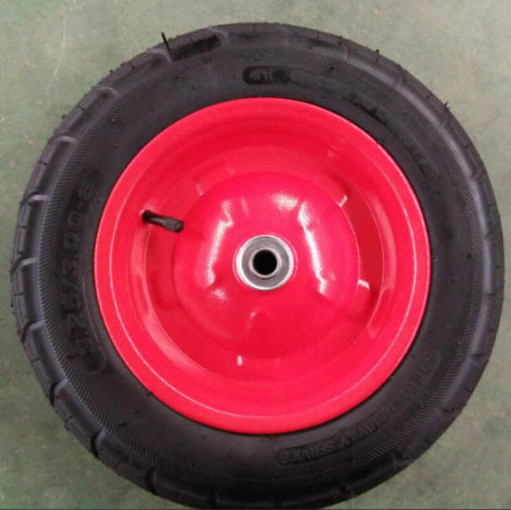 Wheelbarrow Tire 3.00-8 Air Wheel 3.25-8