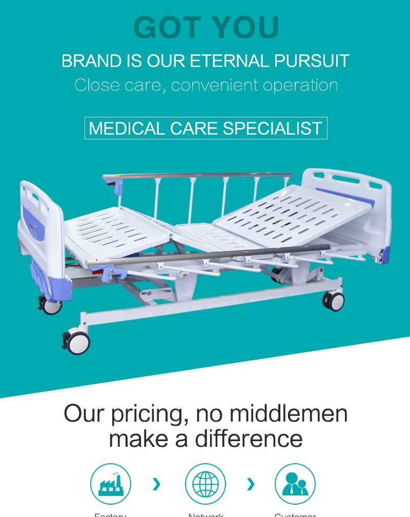 Cheap Metal Medical Emergency Clinic Hospital Patient Sick Bed