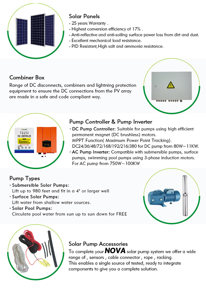 Small DC Voltage Garden Solar Pump