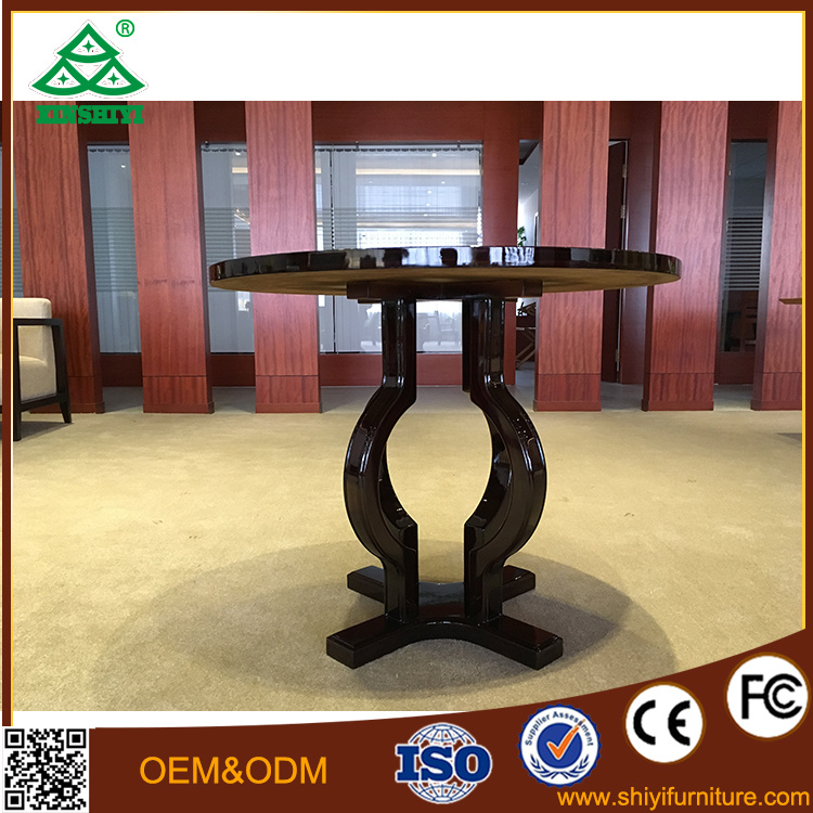 The New Chinese Woodmensal Sales Offices Negotiation Table and Chair Cloth Chairs