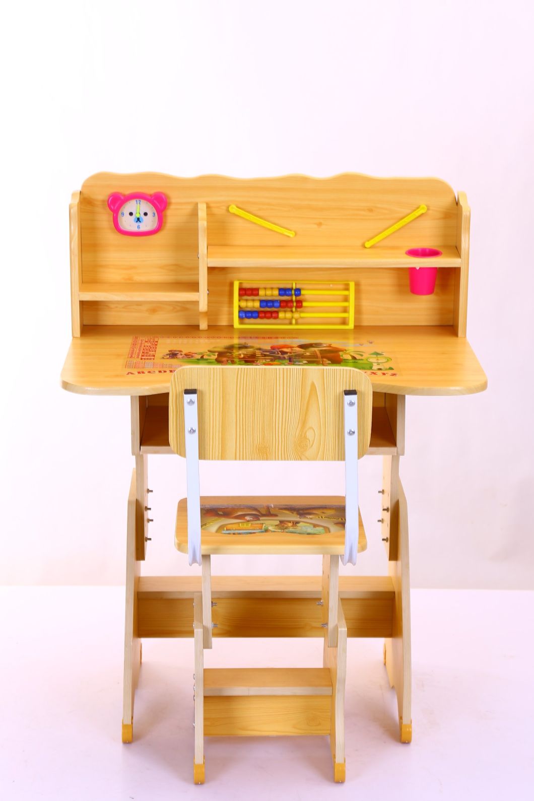 School Furniture Hight Adjustable Kids Children Study Student Table Desk