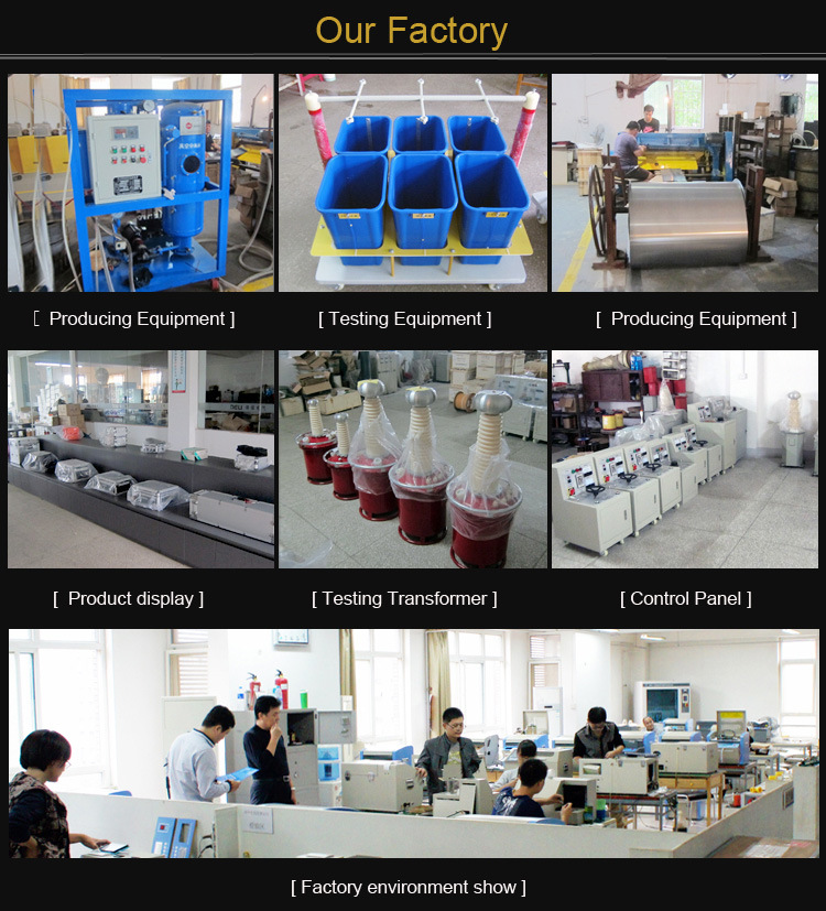 AC High Voltage Electric Oil-Immersed Testing Transformer Test Stand