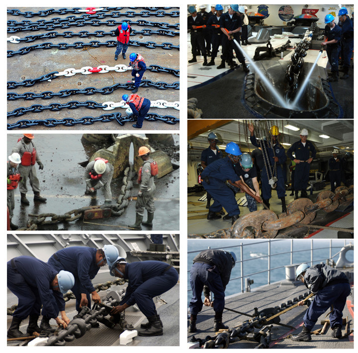 China Supplier Welded Marine Stud Link Anchor Chain