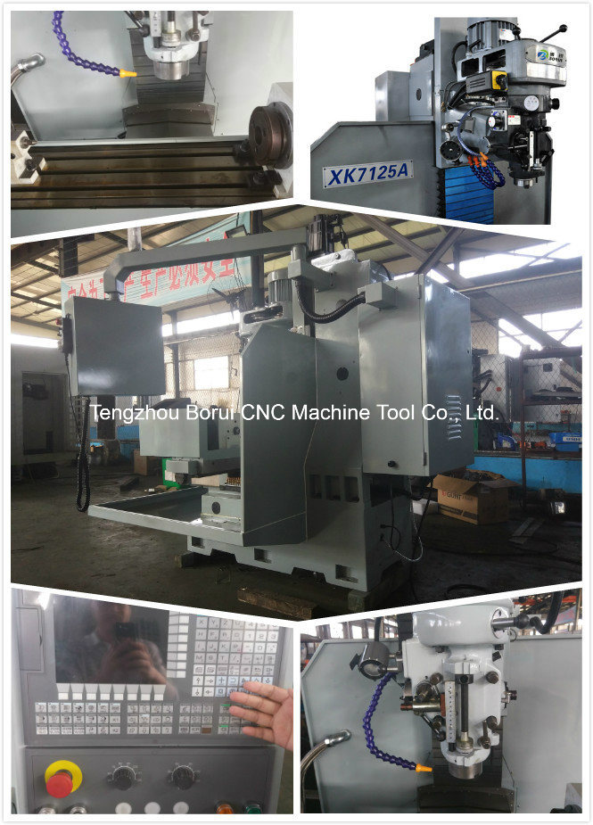 Xk7125A High Precision Hobby CNC Milling Machine Vertical Machiing Center