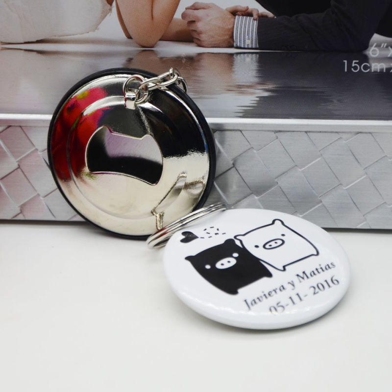 Factory Good Quality Custom Prints Logo Keychain Bottle Opener