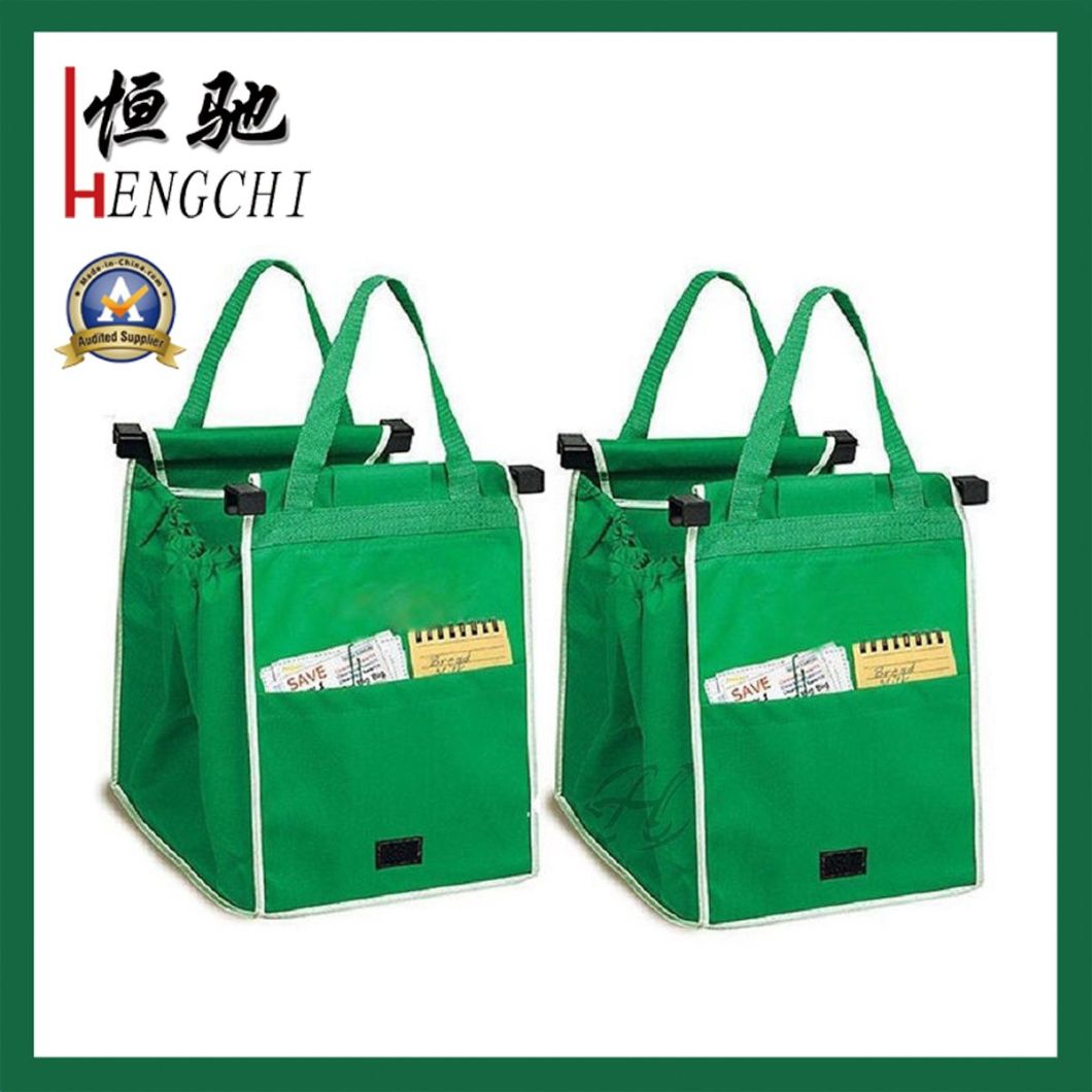 Non-Woven Folding Shopping Cart Trolley Grocery Packing Bag